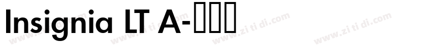 Insignia LT A字体转换